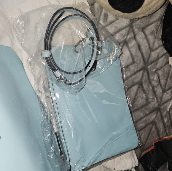 Dior Sky Blue Satchel with Silver Accents - Picture 5 of 9